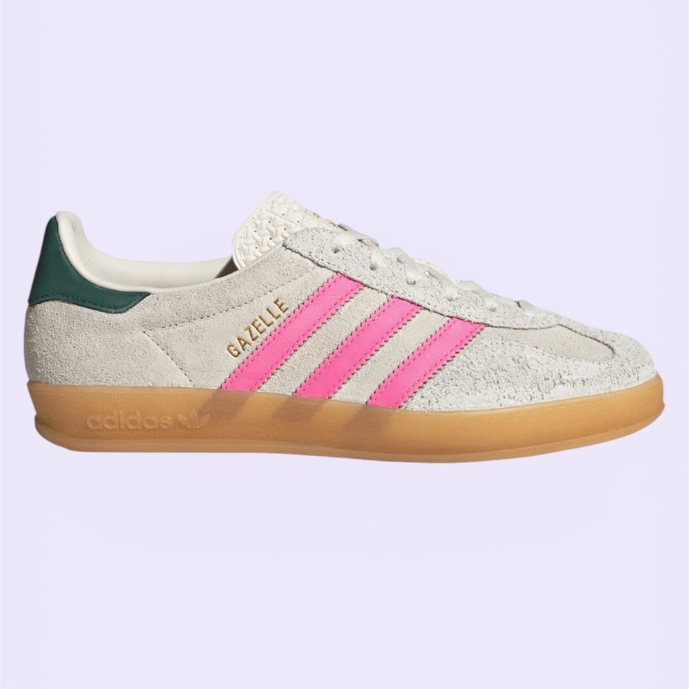 Adidas Gazelle Women's Sneakers - Pink, Cream, and Green